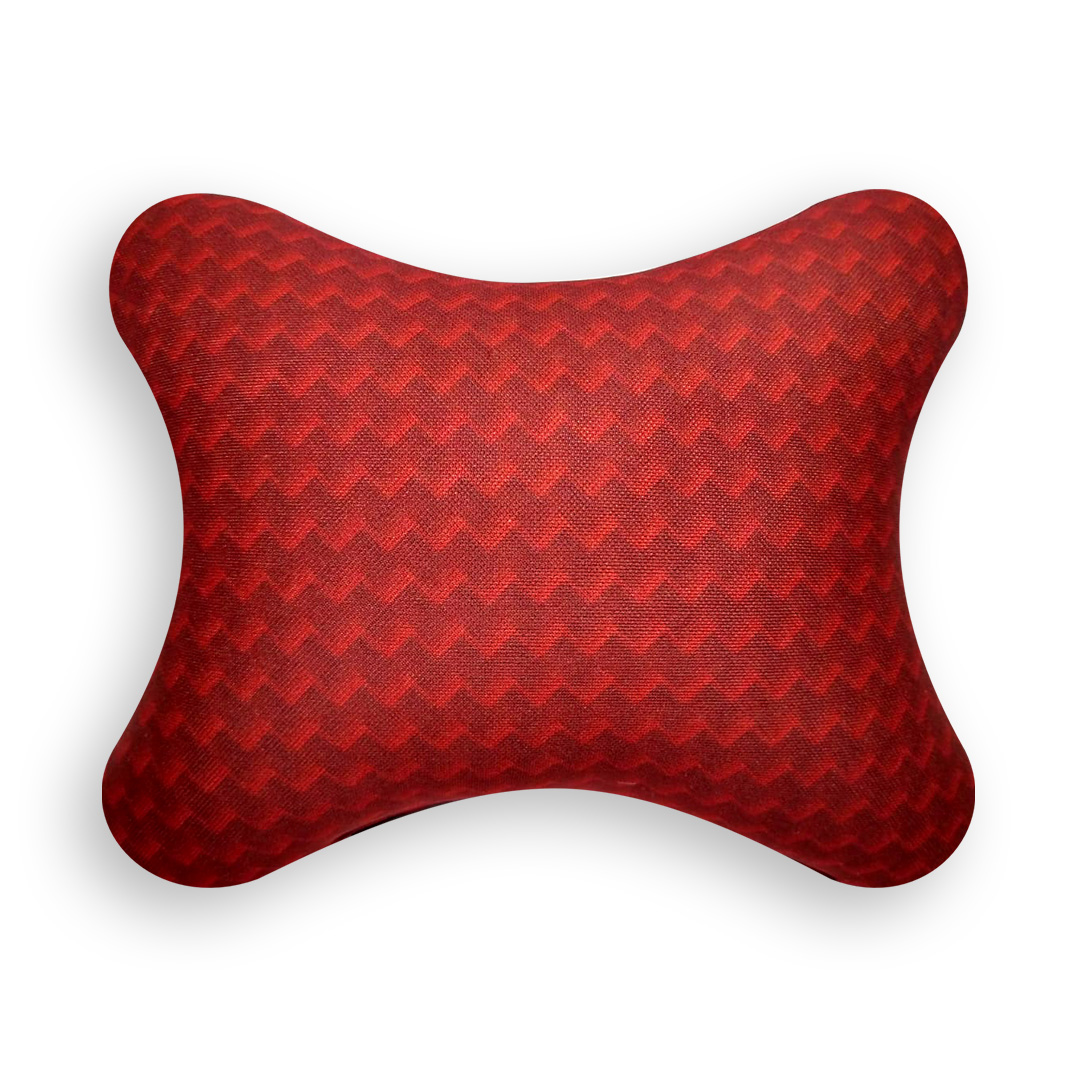 Almofada encosto de pescoço em neoprene vermelha – 102